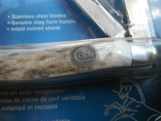 Colt 3 Bladed Stockman Folding Pocket Knife Stag Handled.  NOS/NIB Knife CT0136c 