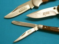 LOT 3 REMINGTON TRAPPER LOCKBACK FOLDING HUNTER POCKET KNIFE KNIVES LOT 3 REMINGTON TRAPPER LOCKBACK FOLDING HUNTER POCKET KNIFE KNIVES