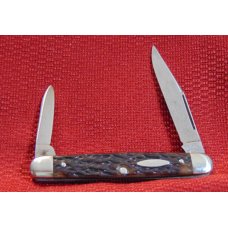 A PAIR OF USED VINTAGE CATTARAUGUS CUTLERY CO. BONE PEN KNIVES c1886/1963 A PAIR OF USED VINTAGE CATTARAUGUS CUTLERY CO. BONE PEN KNIVES c1886/1963