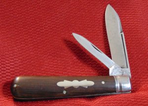 USED CONDITION  VINTAGE OLD MILLER BROS. CUT. CO. MERIDEN BIG JACK KNIFE  c1872/1926