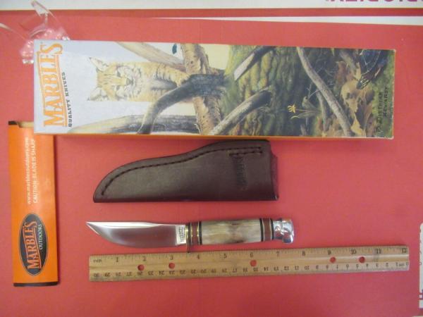 Marbles 1999 Fieldcraft Stag & Aluminum Fixed Blade Marbles 1999 Fieldcraft Stag & Aluminum Fixed Blade