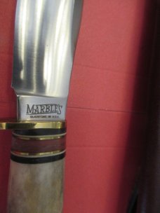 Marbles 1999 Fieldcraft Stag & Aluminum Fixed Blade Marbles 1999 Fieldcraft Stag & Aluminum Fixed Blade