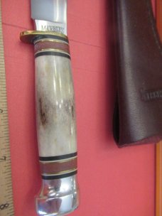 Marbles 1999 Fieldcraft Stag & Aluminum Fixed Blade Marbles 1999 Fieldcraft Stag & Aluminum Fixed Blade
