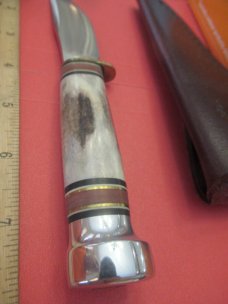 Marbles 1999 Fieldcraft Stag & Aluminum Fixed Blade Marbles 1999 Fieldcraft Stag & Aluminum Fixed Blade