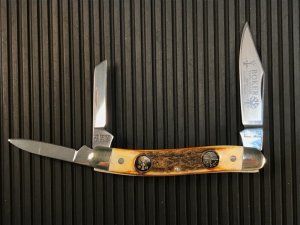 Boker 2005 Tang Stamp Series Whittler in Stag Horn