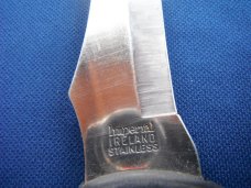 Schrade Imperial Fixed Blade Knife W/Sheath Made in Ireland Stainless