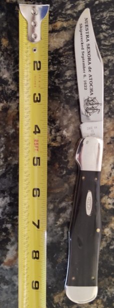 CASE XX NUESTRA SENORA de ATOCHA COMMEMORATIVE KNIFE AND COIN SET BHC1050 SS (1 DOT)