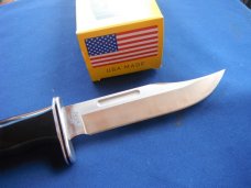 Buck USA 119 FIXED BLADE HUNTING SKINNING KNIFE. Original Sheath. . MADE IN USA!!! Buck USA 119 FIXED BLADE HUNTING SKINNING KNIFE. Original Sheath. . MADE IN USA!!!