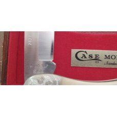 Case XX Stainless USA 1 Dot (1979) W165 SSP SAB Scrimshawed Bone Moby Dick Folding Hunter Knife