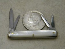 A.W. Bradshaw & Sons Germany XLNT Mother of Pearl Miniature Congress Knife c.1856-1860 Pre Civil War A.W. Bradshaw & Sons Germany XLNT Mother of Pearl Miniature Congress Knife c.1856-1860 Pre Civil War