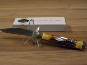 Case 1977 Blue Scroll Stag Cheetah 5111 1/2L