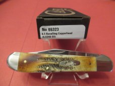 Case XX 2021 Bone Stag Copperhead Pattern # 6.5249 SS Case XX 2021 Bone Stag Copperhead Pattern # 6.5249 SS