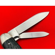 Vintage AERIAL CUT CO MARINETTE WISC Equal End Cigar Jack Pocket Knife c.1912-1944 Bone NM to MINT Vintage AERIAL CUT CO MARINETTE WISC Equal End Cigar Jack Pocket Knife c.1912-1944 Bone NM to MINT