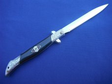 Reproduction German WII Folding lock-back Stiletto / Dagger, World War II Reproduction Knife Reproduction German WII Folding lock-back Stiletto / Dagger, World War II Reproduction Knife