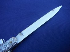 Reproduction German WII Folding lock-back Stiletto / Dagger, World War II Reproduction Knife Reproduction German WII Folding lock-back Stiletto / Dagger, World War II Reproduction Knife