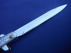 Reproduction German WII Folding lock-back Stiletto / Dagger, World War II Reproduction Knife Reproduction German WII Folding lock-back Stiletto / Dagger, World War II Reproduction Knife