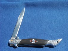 Reproduction German WII Folding lock-back Stiletto / Dagger, World War II Reproduction Knife Reproduction German WII Folding lock-back Stiletto / Dagger, World War II Reproduction Knife