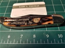CANAL STREET ITEM #212309 HUGE 5 1/4 INCH FOLDING HUNTER DARK CARVED AMBER STAG BONE 420 STAINLESS CANAL STREET ITEM #212309 HUGE 5 1/4 INCH FOLDING HUNTER DARK CARVED AMBER STAG BONE 420 STAINLESS