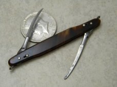 Shepard & Dudley Tortoise Shell Scalpel Knife Shepard & Dudley Tortoise Shell Scalpel Knife