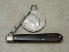Ulster Knife Co Tortoise Shell Button Hook Knife Ulster Knife Co Tortoise Shell Button Hook Knife