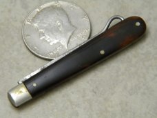 Ulster Knife Co Tortoise Shell Button Hook Knife Ulster Knife Co Tortoise Shell Button Hook Knife