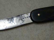 Unbranded Vintage "Wood" Thumb Lancet Knife