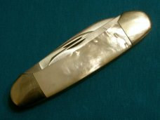 IXL GEORGE WOSTENHOLM SHEFFIELD ENGLAND MOP PEARL CANITTLER FOLDING POCKET KNIFE KNIVES OLD