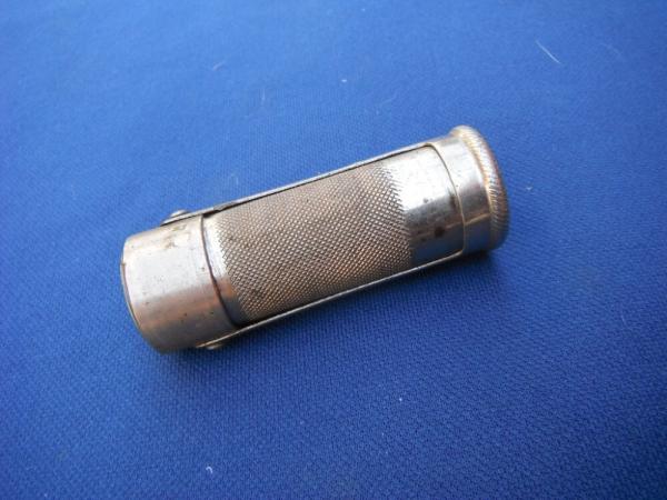 ORIGINAL MARBLE'S GLADSTONE MICH. METAL MATCH SAFE HOLDER PAT'D 1900 ORIGINAL MARBLE'S GLADSTONE MICH. METAL MATCH SAFE HOLDER PAT'D 1900