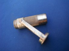 ORIGINAL MARBLE'S GLADSTONE MICH. METAL MATCH SAFE HOLDER PAT'D 1900 ORIGINAL MARBLE'S GLADSTONE MICH. METAL MATCH SAFE HOLDER PAT'D 1900