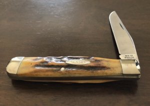1979 Case XX - Genuine Stag 5154 SSP NKCA Trapper Knife - 4 1/8" Closed