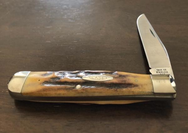 1979 Case XX - Genuine Stag 5154 SSP NKCA Trapper Knife - 4 1/8" Closed 1979 Case XX - Genuine Stag 5154 SSP NKCA Trapper Knife - 4 1/8" Closed