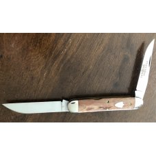 2010 - Great Eastern Cutlery (GEC) - Curly Maple #53 Furtaker Muskrat Knife - 4 1/4" Closed 2010 - Great Eastern Cutlery (GEC) - Curly Maple #53 Furtaker Muskrat Knife - 4 1/4" Closed