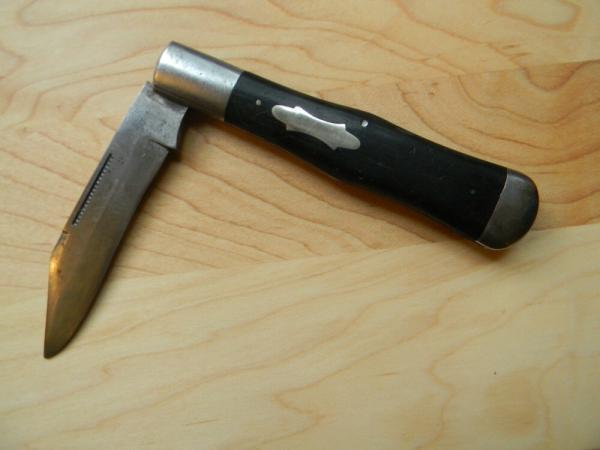 VINTAGE VALLEY FORGE CUTLERY CO NEWARK NJ MADE IN USA COKE BOTTLE FOLDING HUNTER