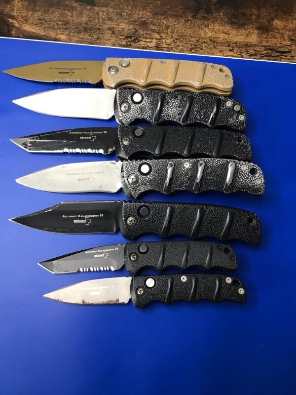 Lot of 7 Automat Kalashnikov 74 Knives Lot of 7 Automat Kalashnikov 74 Knives