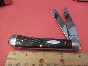 Case XX 1974 Delrin Handle Trapper Pattern # 6254