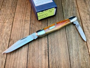 Schatt and Morgan Tuxedo Knife Antique Smooth Bone 1 of 150. (BDSM4)