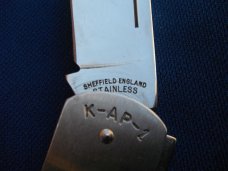 BAHCO K-AP-1 Stainless Steel folding lock-back pocket knife Made in Sheffield England BAHCO K-AP-1 Stainless Steel folding lock-back pocket knife Made in Sheffield England