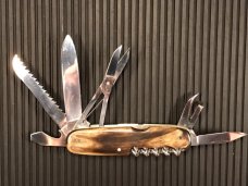 Ed. Wusthof Swiss Army style knife- Beautiful Buffalo Horn! Ed. Wusthof Swiss Army style knife- Beautiful Buffalo Horn!