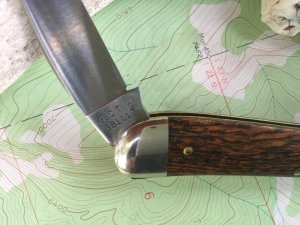 GEC Tidioute .38 Special Exotic Mexican Bocote 381117 Single Blade New