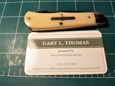 Great Eastern 2007 Tidioute #73 SMOOTH Bone Scout Trapper 3¾" GEC 126 PRODUCED Great Eastern 2007 Tidioute #73 SMOOTH Bone Scout Trapper 3¾" GEC 126 PRODUCED