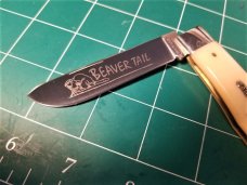 Great Eastern 2007 Tidioute #73 SMOOTH Bone Scout Trapper 3¾" GEC 126 PRODUCED Great Eastern 2007 Tidioute #73 SMOOTH Bone Scout Trapper 3¾" GEC 126 PRODUCED