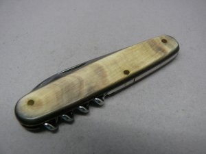 Vintage J. Moede, Solingen Blonde Horn Scaled Pen Knife 95mm