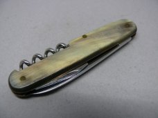 Vintage J. Moede, Solingen Blonde Horn Scaled Pen Knife 95mm Vintage J. Moede, Solingen Blonde Horn Scaled Pen Knife 95mm