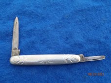 New York Knife Co Aluminum Pen knife pre Hammer Brand 1856-1880 New York Knife Co Aluminum Pen knife pre Hammer Brand 1856-1880