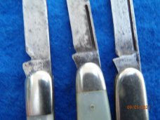 3 Pearl knives for repair Cattaraugus Whittler, New York Knife Co Whittler , Sword Brand  Camillus