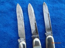 3 Pearl knives for repair Cattaraugus Whittler, New York Knife Co Whittler , Sword Brand  Camillus