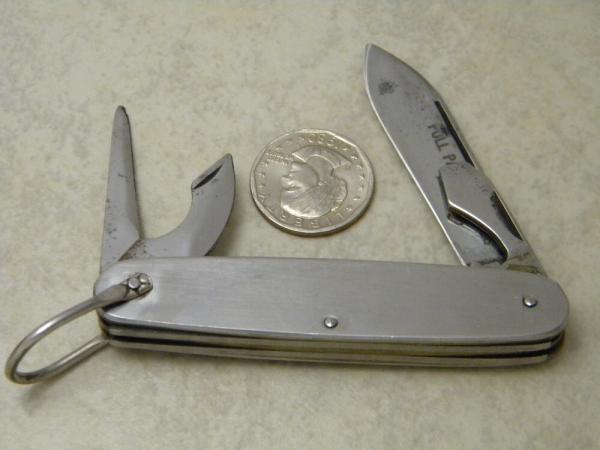 Utica Cutlery Co NY USA Metal Camp/Scout/Utility Knife