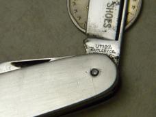Utica Cutlery Co NY USA Metal Camp/Scout/Utility Knife