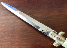 AGA Campolin Picklock Stiletto Switchblade, 2017 Production, Very Nice Horn, New AGA Campolin Picklock Stiletto Switchblade, 2017 Production, Very Nice Horn, New