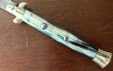 AGA Campolin Picklock Stiletto Switchblade, 2017 Production, Very Nice Horn, New AGA Campolin Picklock Stiletto Switchblade, 2017 Production, Very Nice Horn, New